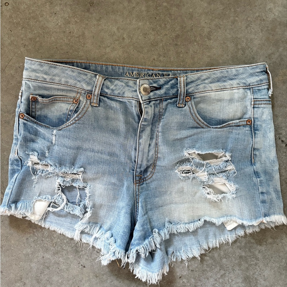 American Eagle Outfitters Hi-Rise Festival Denim Shorts Size 14